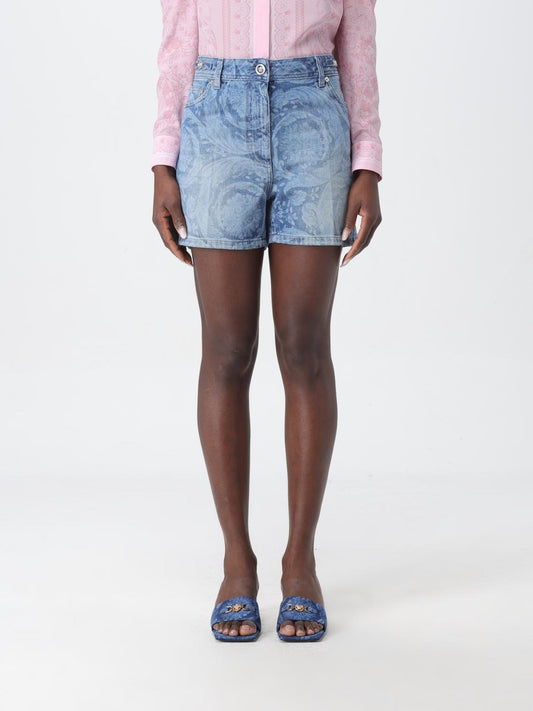 Versace Short Woman Blue