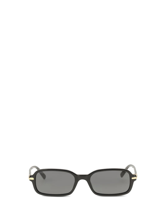 Valentino Garavani Rectangular VG0047S Sunglasses - Black-Black-Grey