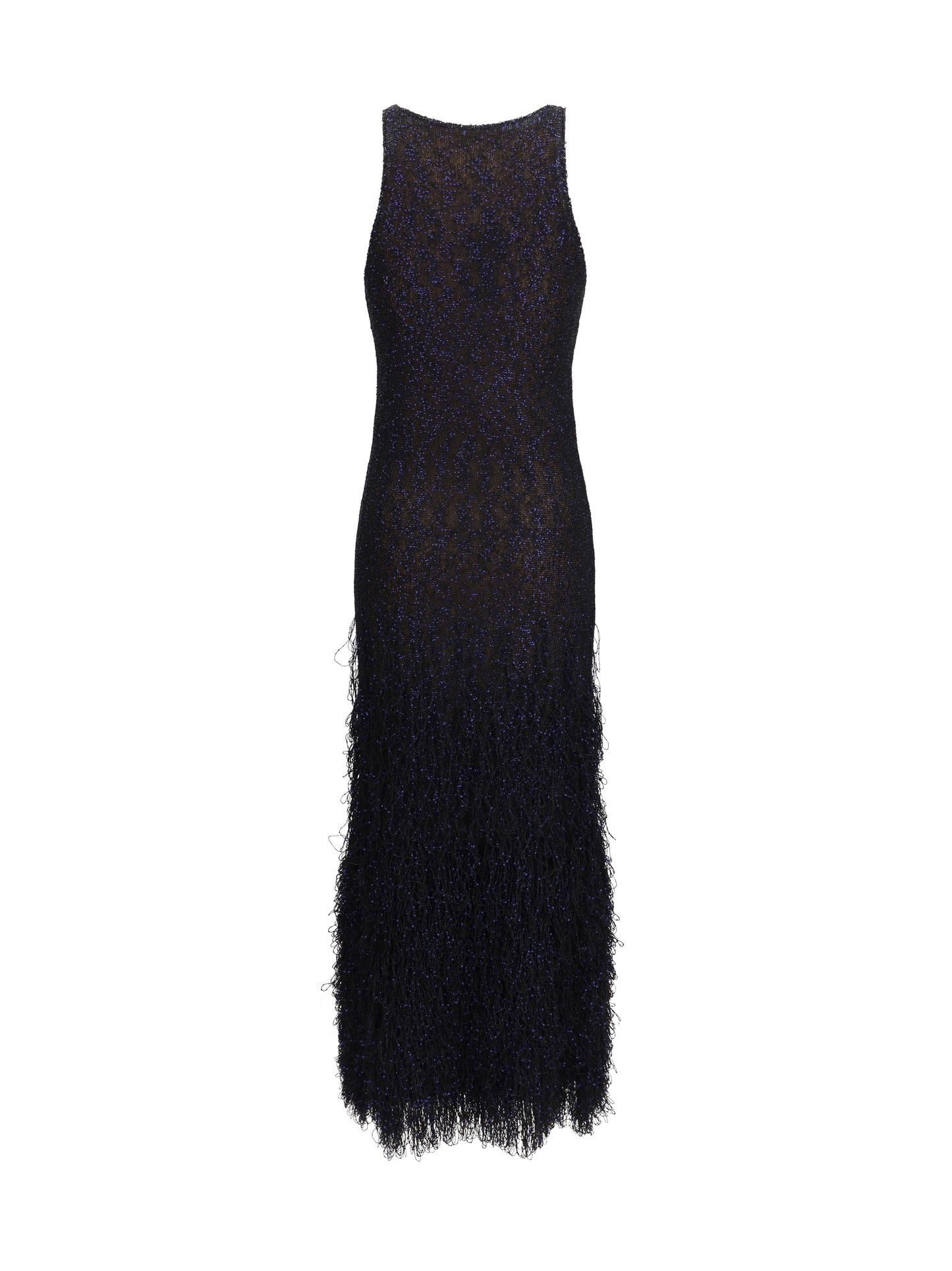 GIORGIO ARMANI Long sequin-knit Dress