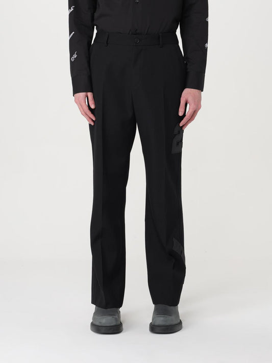 Off White Pants Men Black