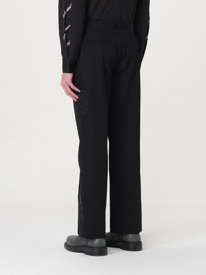 Off White Pants Men Black