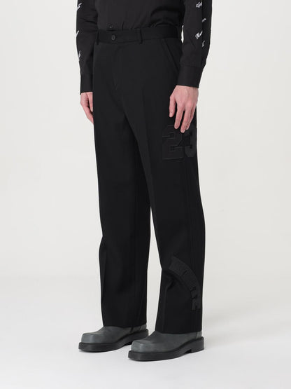 Off White Pants Men Black