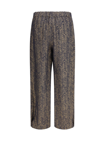 GIORGIO ARMANI Chevron jacquard viscose Pants