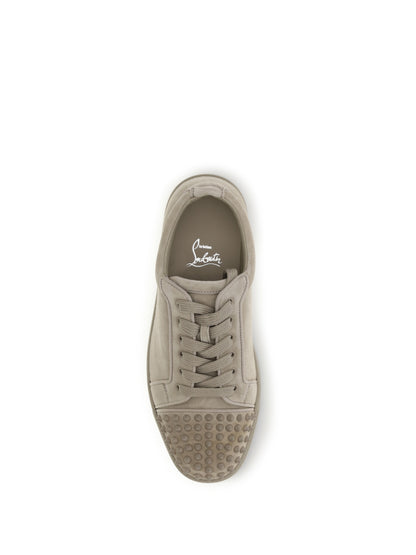 Christian Louboutin Louis Jr Spikes Canopy Sneakers - Saharienne/Saharienne Mat