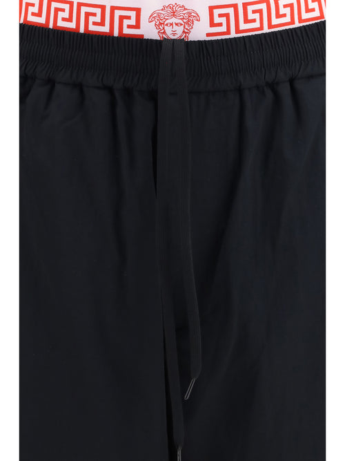 Versace Nylon jogger Pants - Black