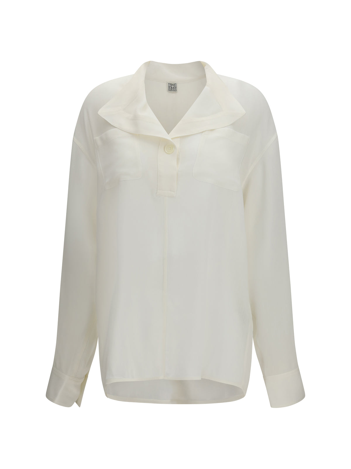 Toteme Layered-collar Shirt - Milk