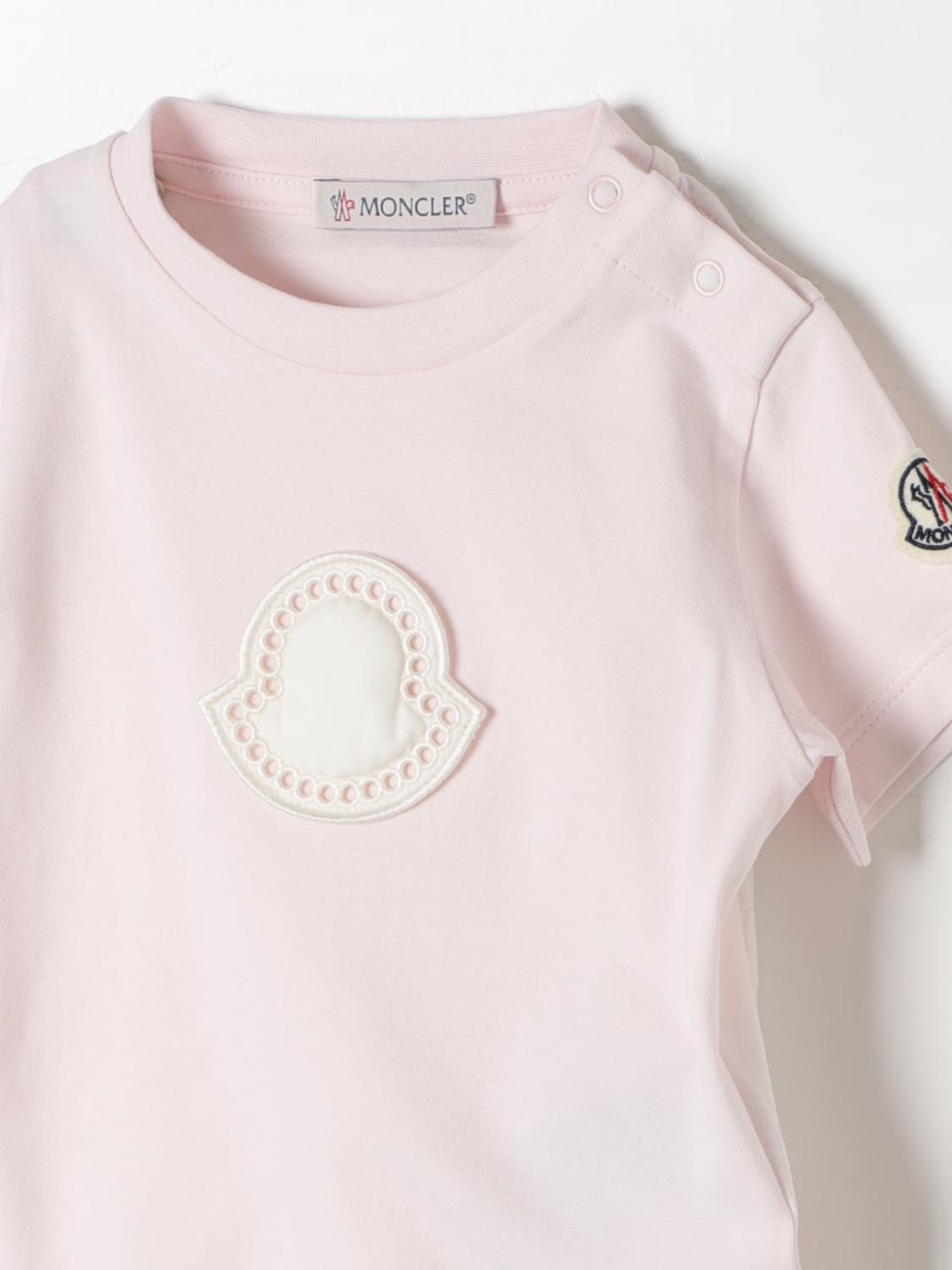 Moncler T Shirt Kids Pink