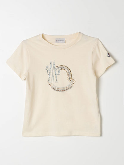 Moncler T Shirt Kids Cream