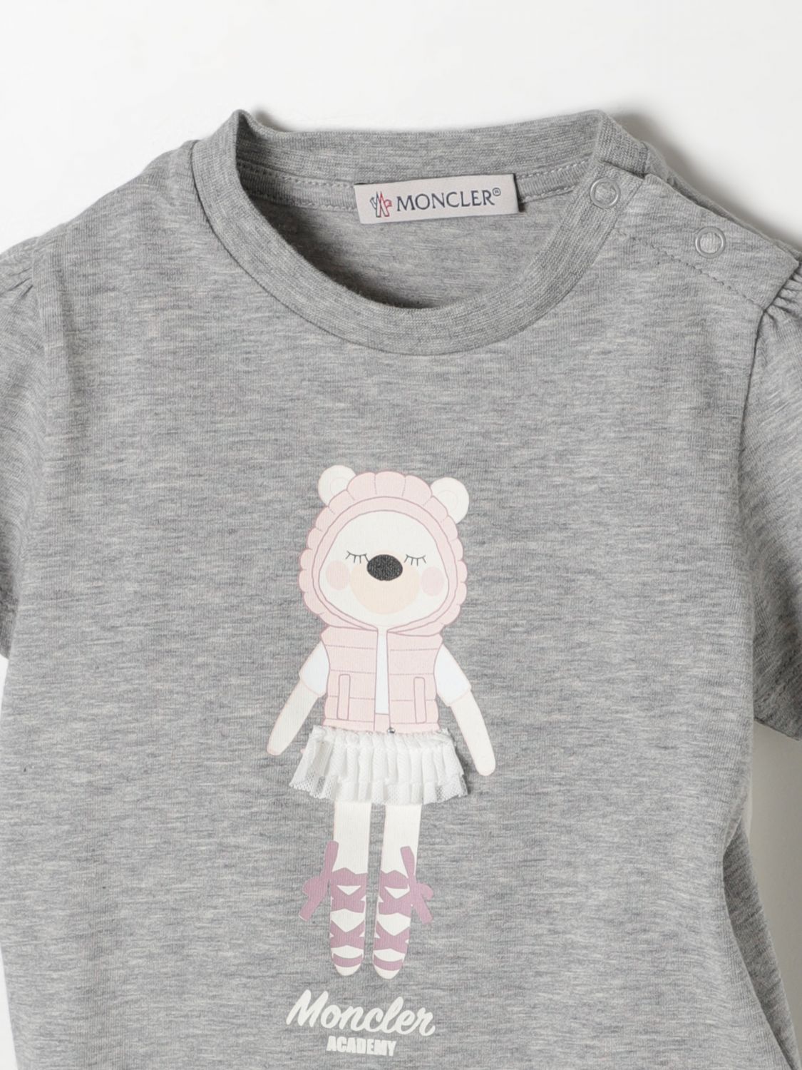 Moncler T Shirt Kids Grey