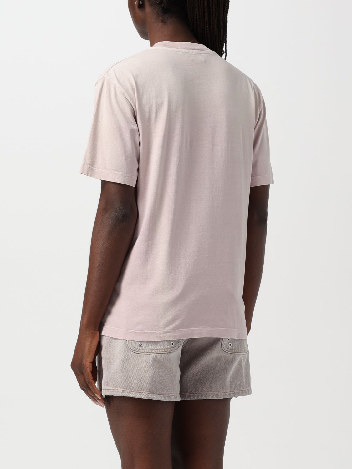 Off White T Shirt Woman Pink
