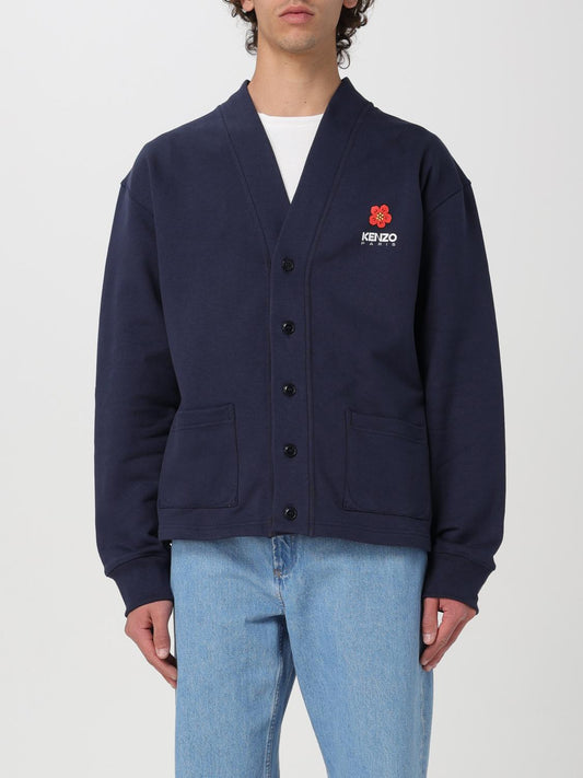 Kenzo Cardigan Men Blue