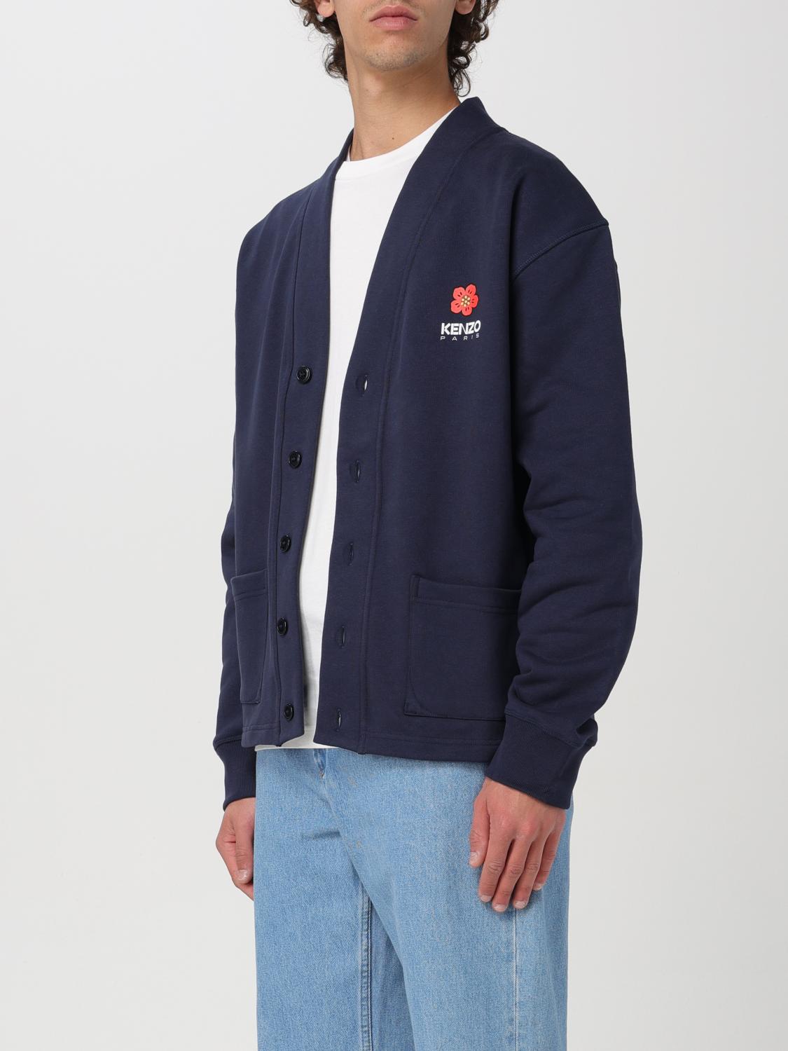 Kenzo Cardigan Men Blue