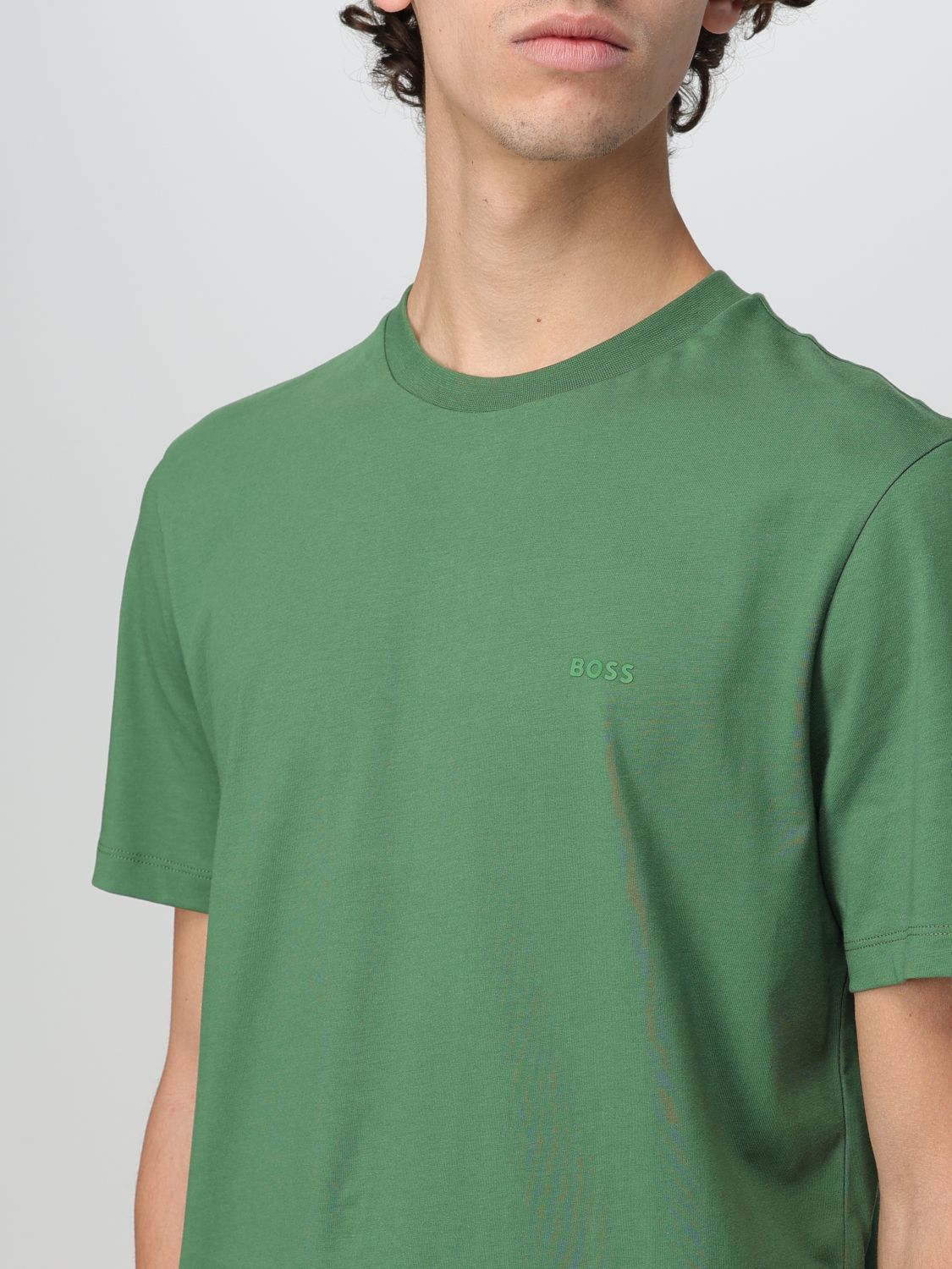 Boss T Shirt Men Green