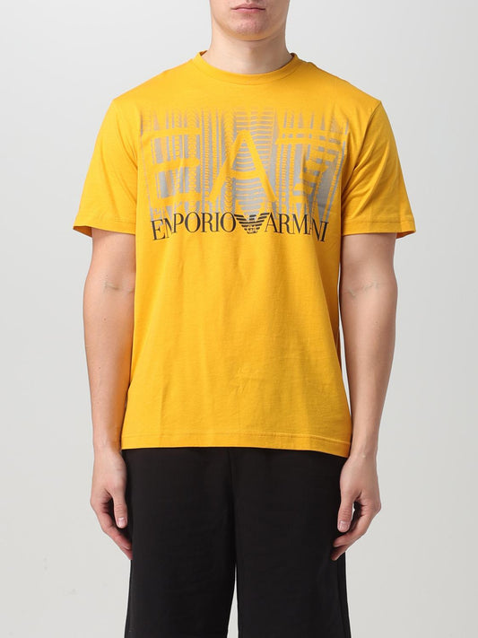 Ea7 T Shirt Men Yellow