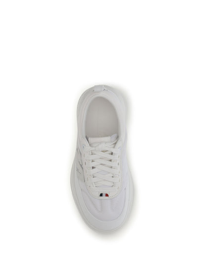Moncler Altive Sneakers in nubuck and suede - White
