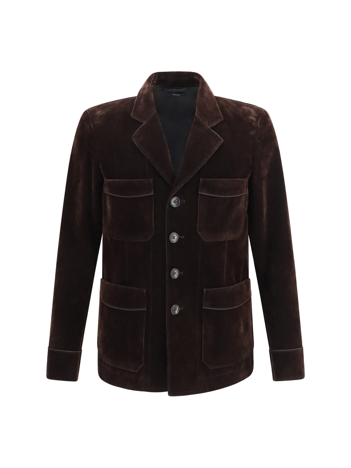 Tom Ford Cotton-blend Blazer - Brown Multicolor