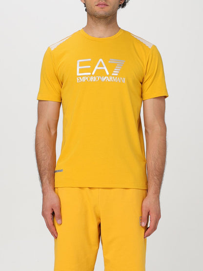 Ea7 T Shirt Men Yellow