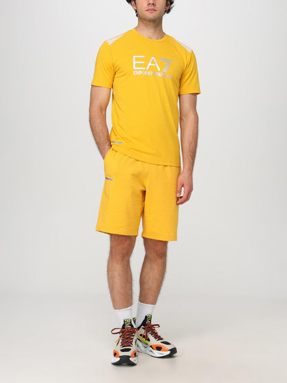 Ea7 T Shirt Men Yellow