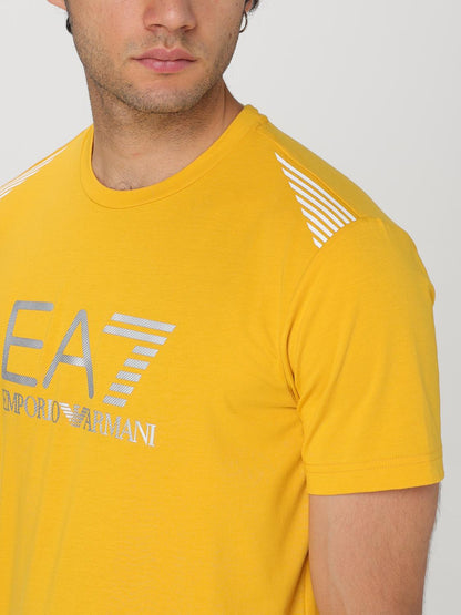 Ea7 T Shirt Men Yellow