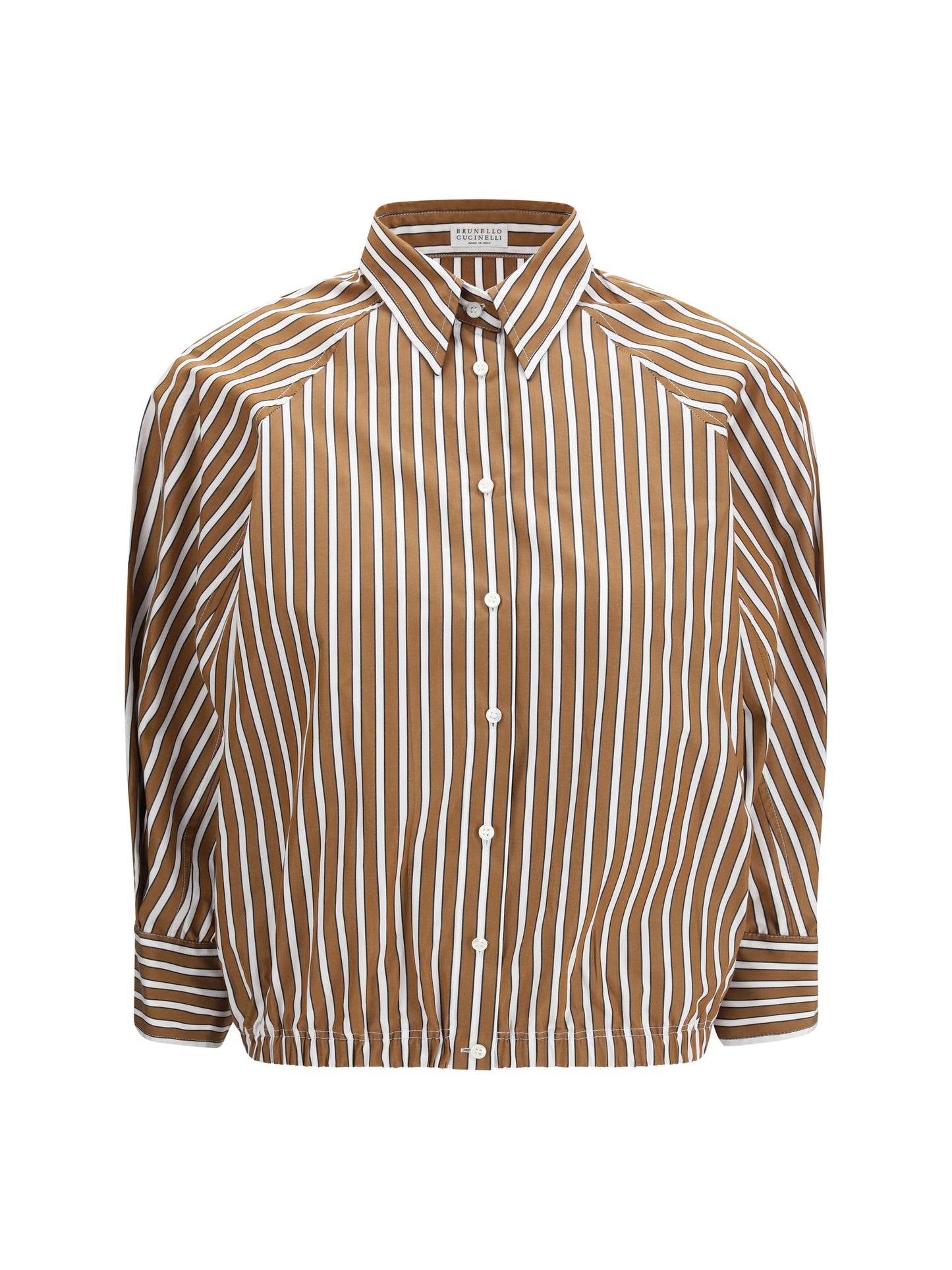 BRUNELLO CUCINELLI Shadow stripe poplin Shirt