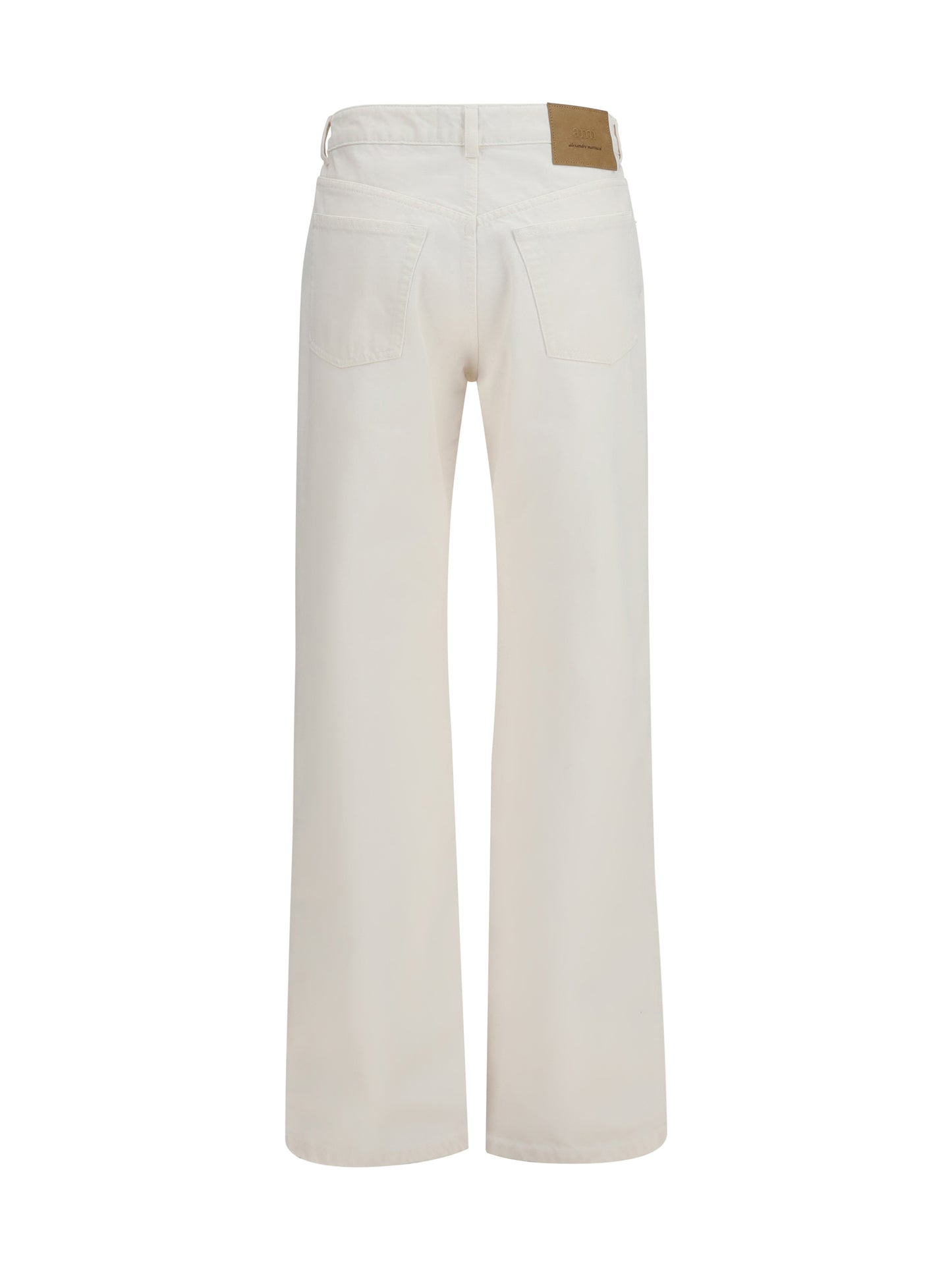AMI PARIS High-rise straight-leg Jeans in cotton