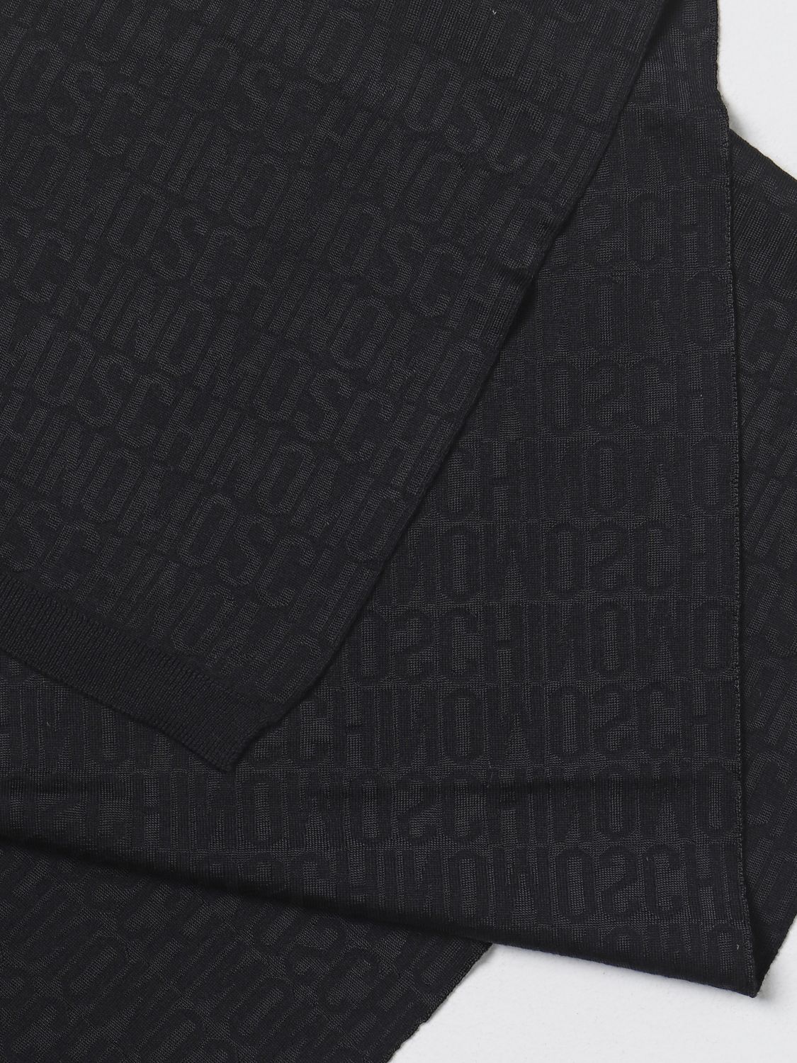 Moschino Couture Scarf Woman Black – Modishus Moschino Couture Scarf Woman Black – Modishus