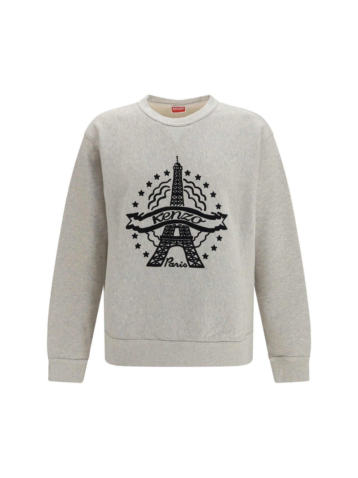 Kenzo Kenzo Eiffel Tower design cotton Sweatshirt - Pale Grey