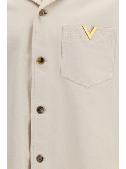 VALENTINO Signature Vlogo Bowling Shirt