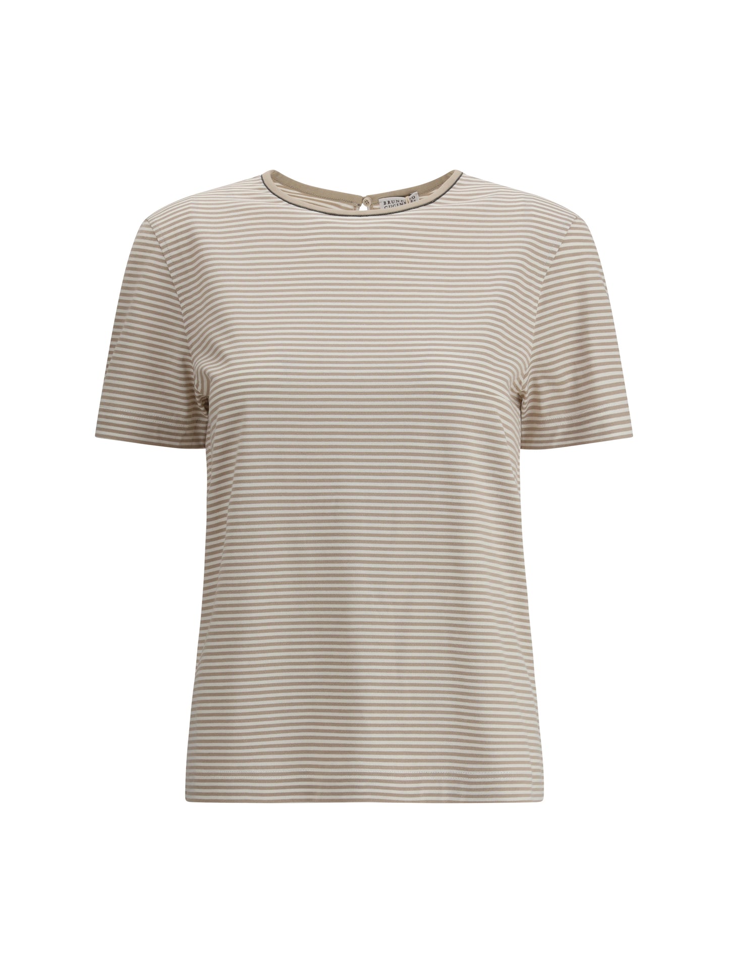 BRUNELLO CUCINELLI Striped jersey T-Shirt