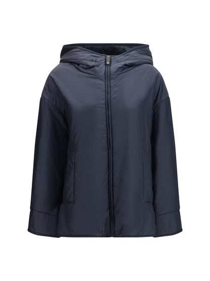 Max Mara The Cube Oversized padded Jacket in water repellent canvas - Dark Blue