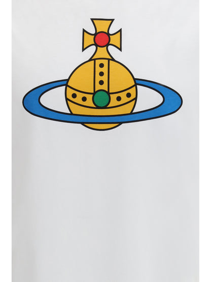 VIVIENNE WESTWOOD T-shirt in cotton with Orb logo