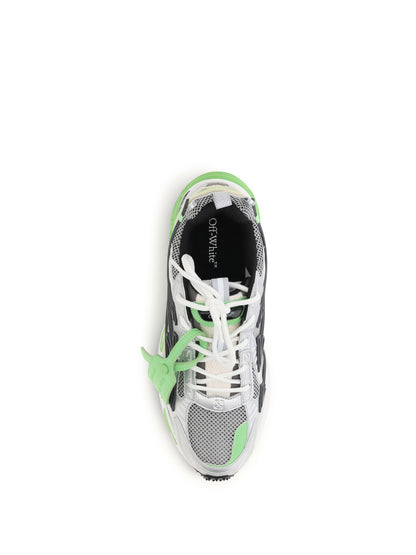Off-White Be Right Back Sneakers - Grey/Neon Green