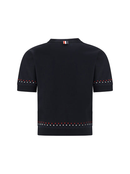 THOM BROWNE Snowflakes T-Shirt