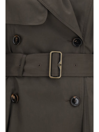 Burberry Pembury cotton gabardine Trench Coat - Estuary Brown