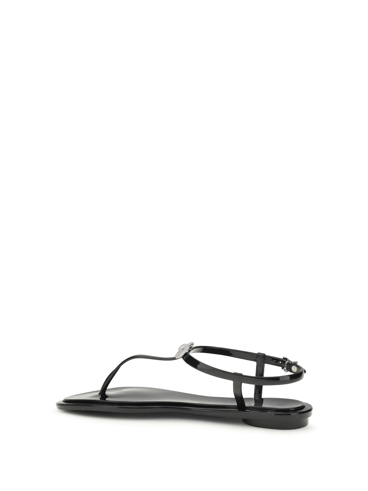 Mach & Mach Double Bow Sandals - Black