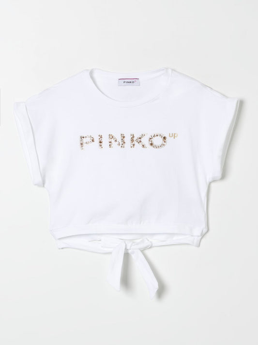 Pinko T Shirt Kids Beige