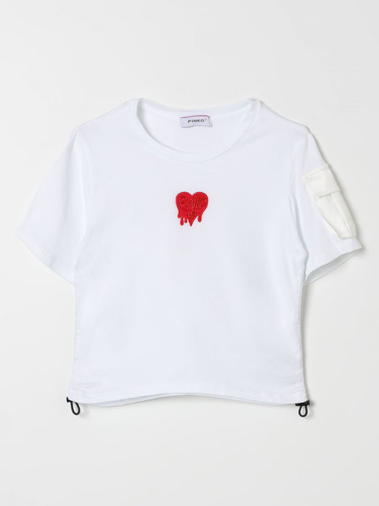 Pinko T Shirt Kids White