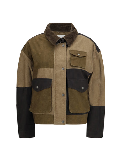 Marant Étoile Risla cotton Jacket - Khaki