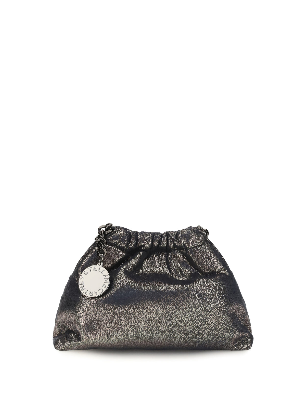 Stella Mccartney Falabella mini drawstring Shoulder Bag - Dark Navy