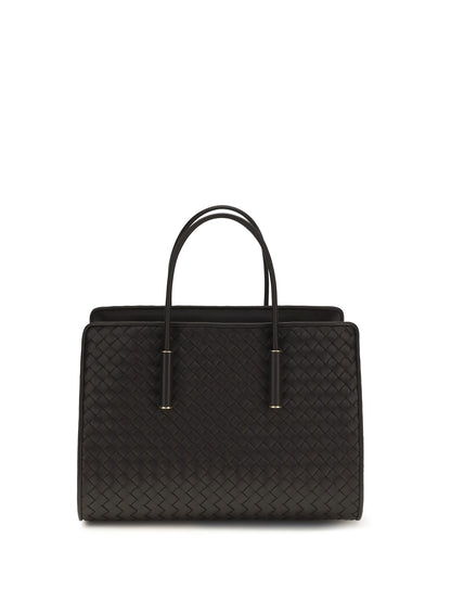 Bottega Veneta Barbara Tote Bag - Espresso-Brass V