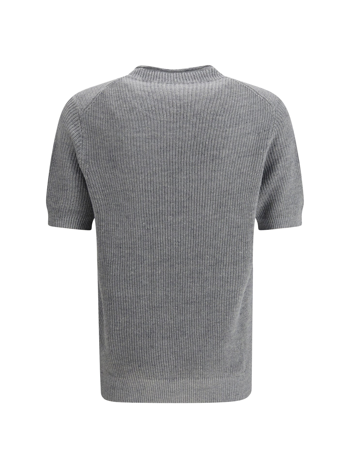 BRUNELLO CUCINELLI Cotton and linen knit T-Shirt