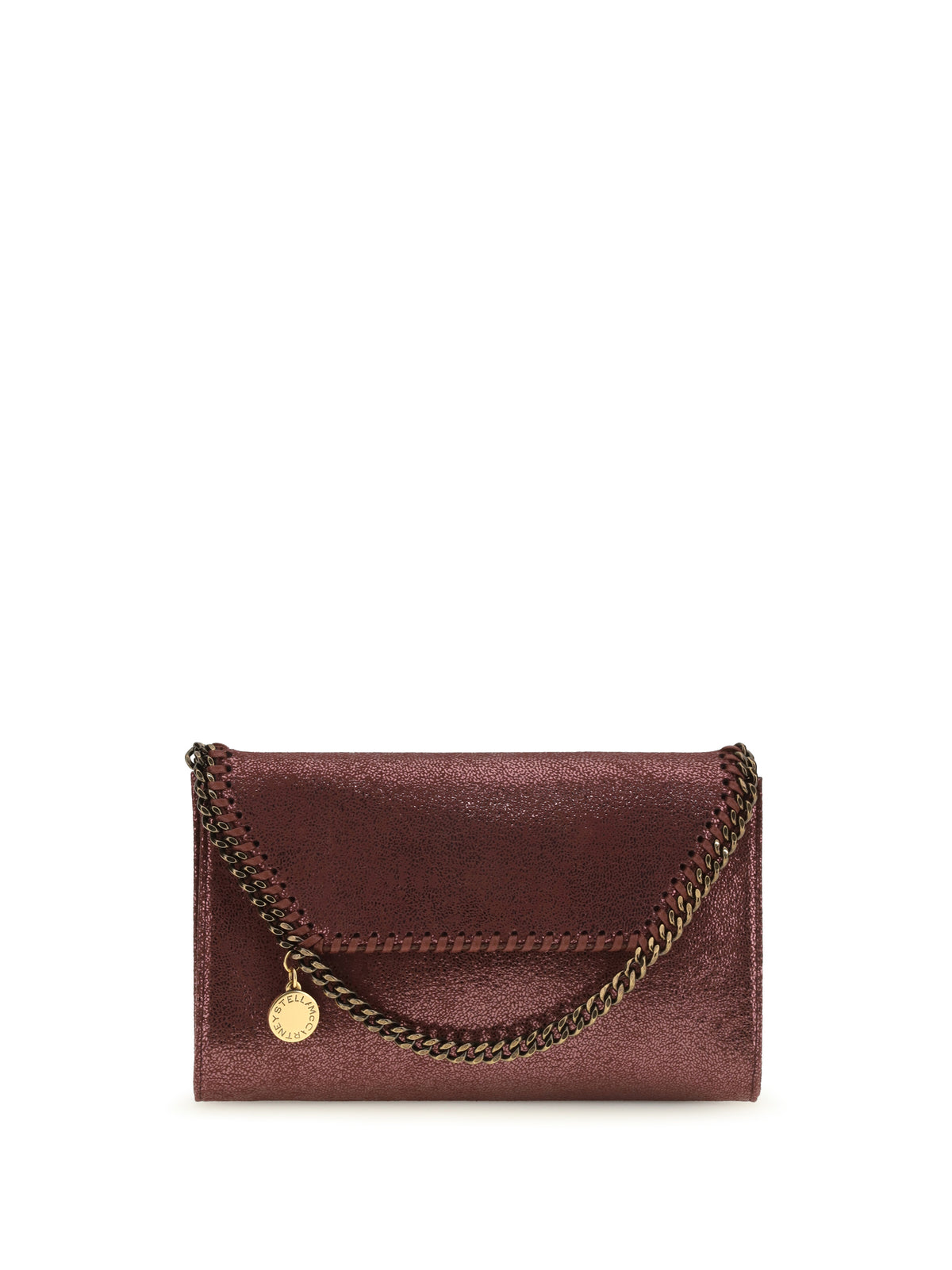 Stella McCartney Falabella Chain Wallet - Burgundy