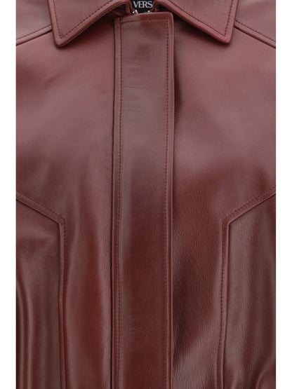 VERSACE Leather Jacket