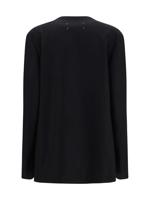 Maison Margiela Minimal virgin wool Jacket - Black