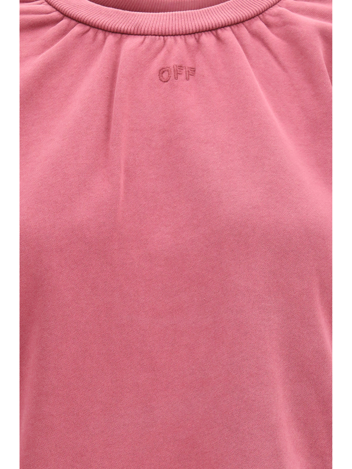 Off-White Off Stamp balloon crewneck Sweatshirt - Fade Out Hawthorn Rose Hawthorn Rose