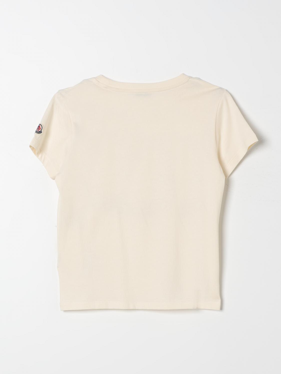 Moncler T Shirt Kids Cream
