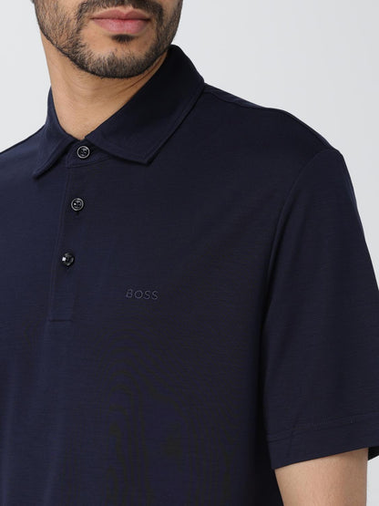 Boss Polo Shirt Men Blue