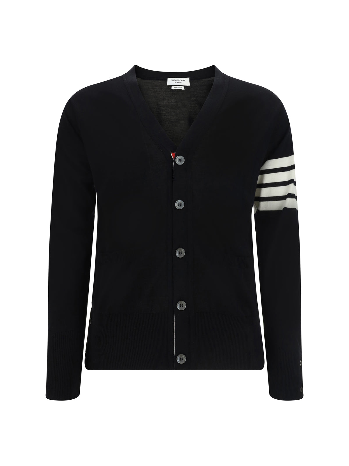 Thom Browne Virgin wool Cardigan - Black