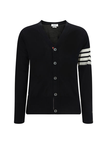 Thom Browne Virgin wool Cardigan - Black