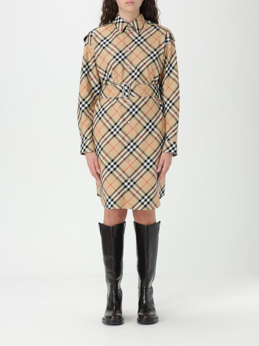 Burberry Dress Woman Beige